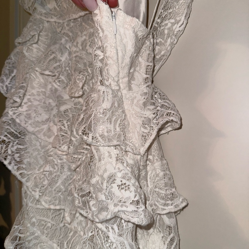 LoveShackFancy Sobine lace Mini Dress size 2 - Picture 6 of 13